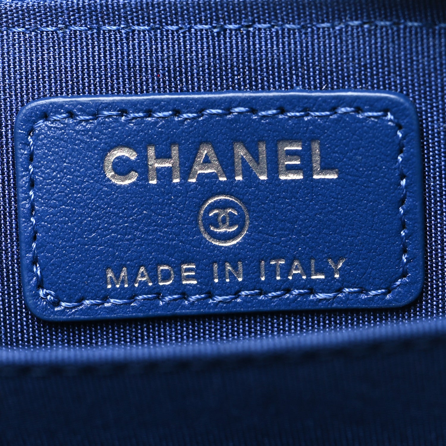 Chanel Caviar Quilted Incognito Zip Coin Purse Blue 6 of 11