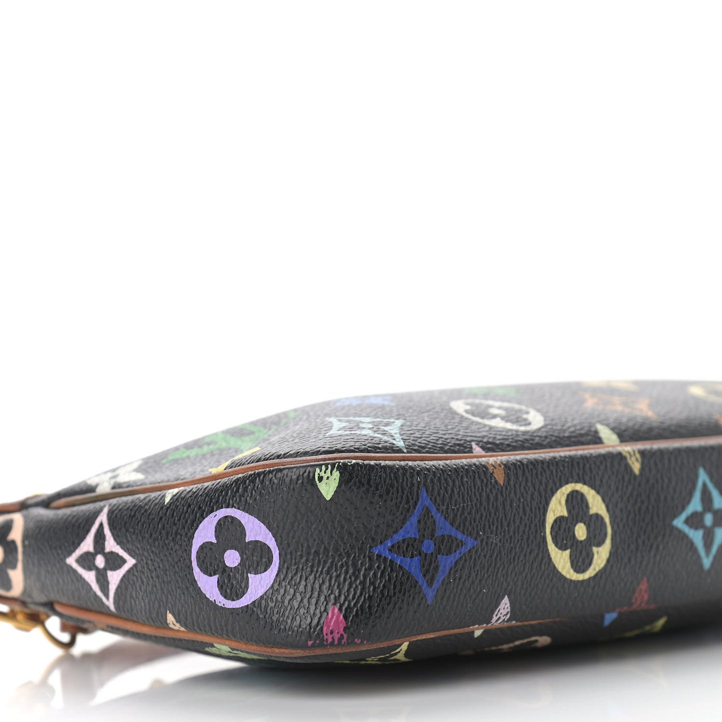 Monogram Multicolor Pochette Accessories Black