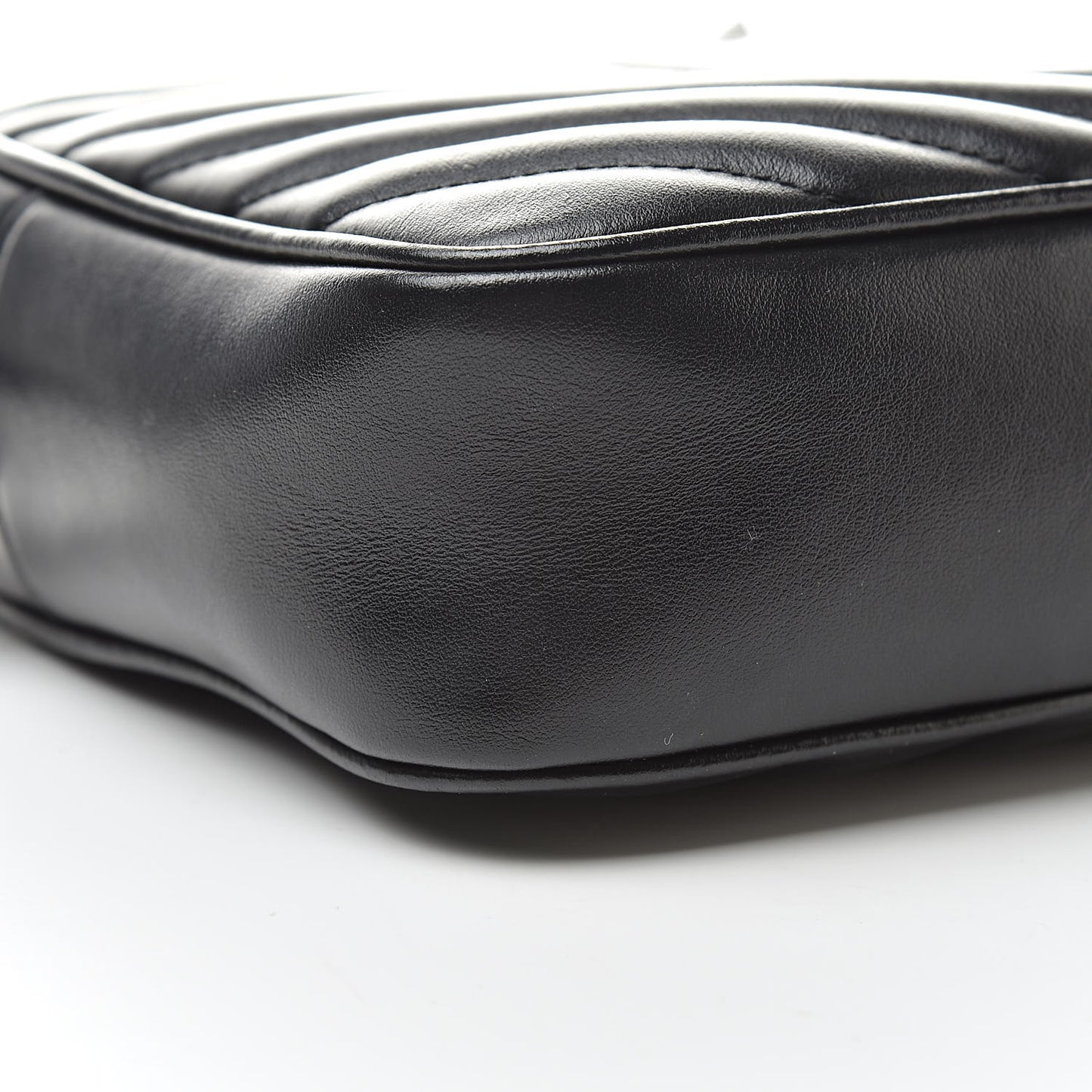 Calfskin Matelasse Monogram Lou Camera Bag Black