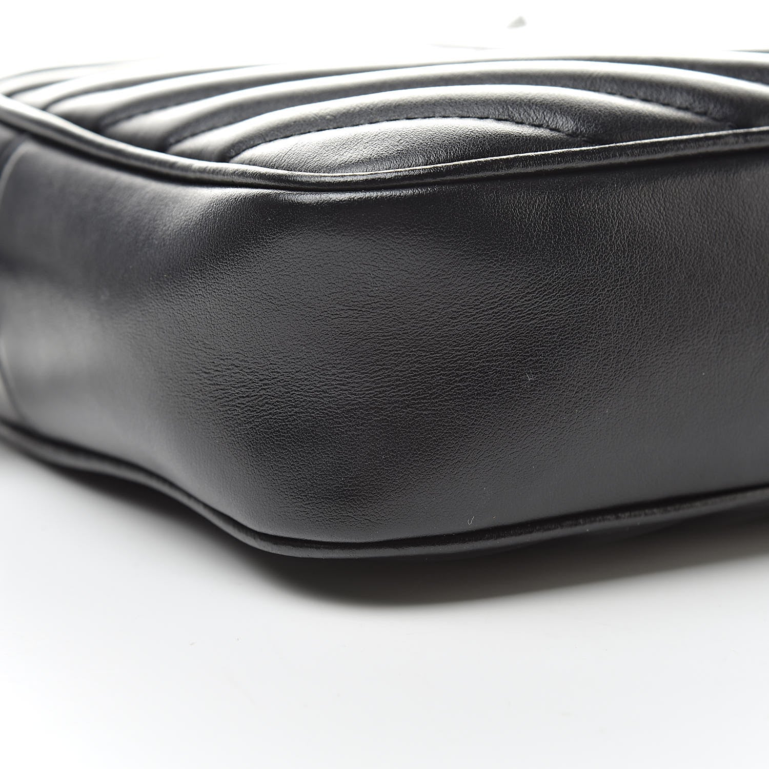 Saint Laurent Calfskin Matelasse Monogram Lou Camera Bag Black 9 of 10