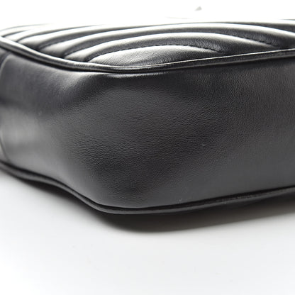 Saint Laurent Calfskin Matelasse Monogram Lou Camera Bag Black 9 of 10