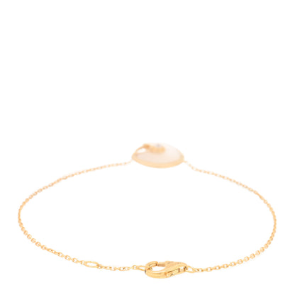 Cartier 18K Yellow Gold Diamond Mother of Pearl Amulette de Cartier Bracelet 2 of 4
