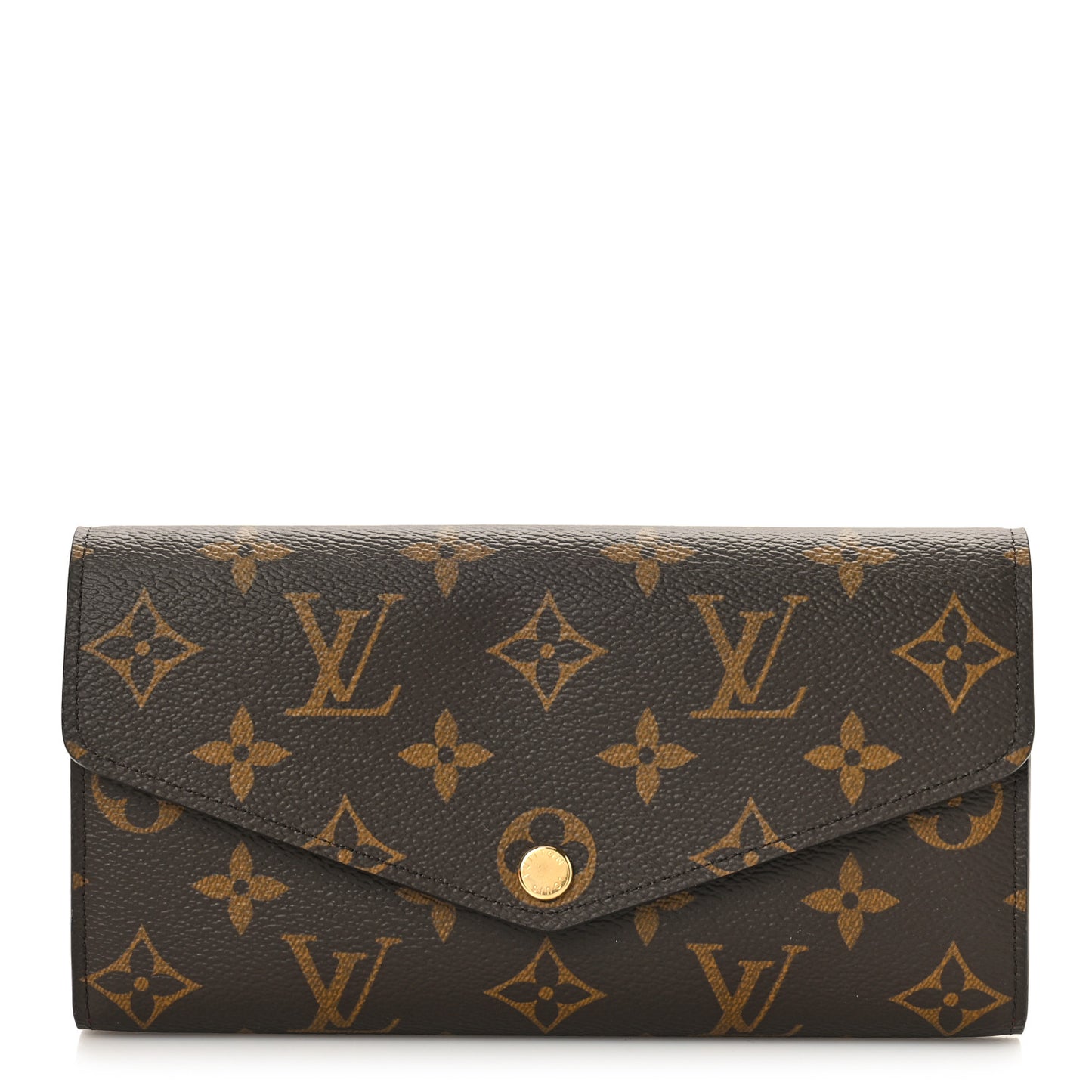 Monogram Sarah Wallet NM Coquelicot