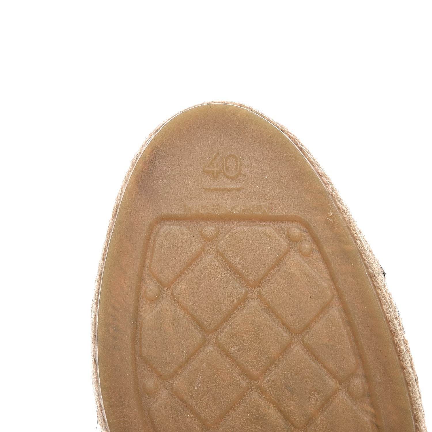 Chanel Crepe Patent CC Espadrilles 40 Multicolor Black 8 of 10