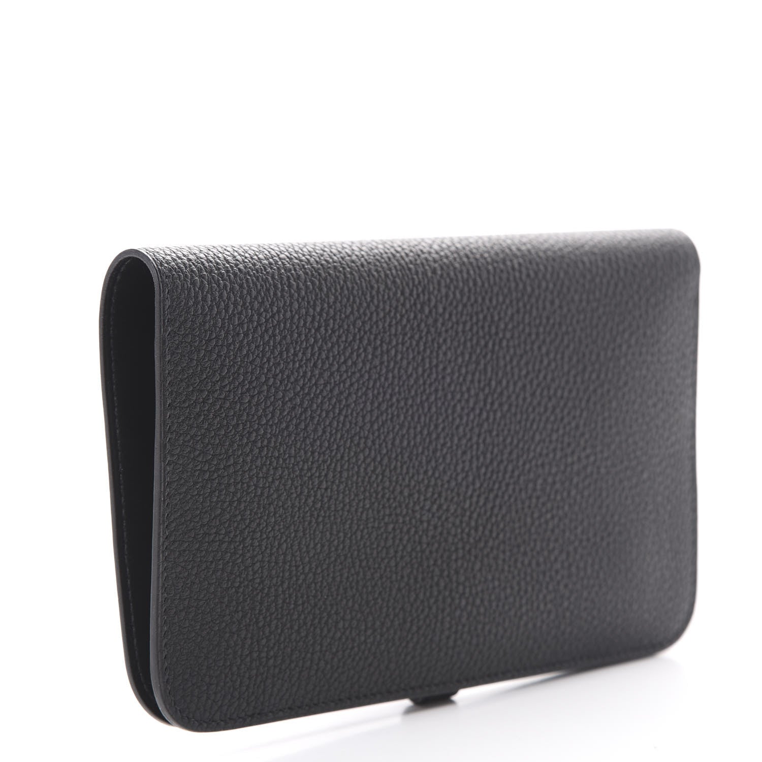 Hermes Togo Dogon Duo Wallet Black 2 of 10
