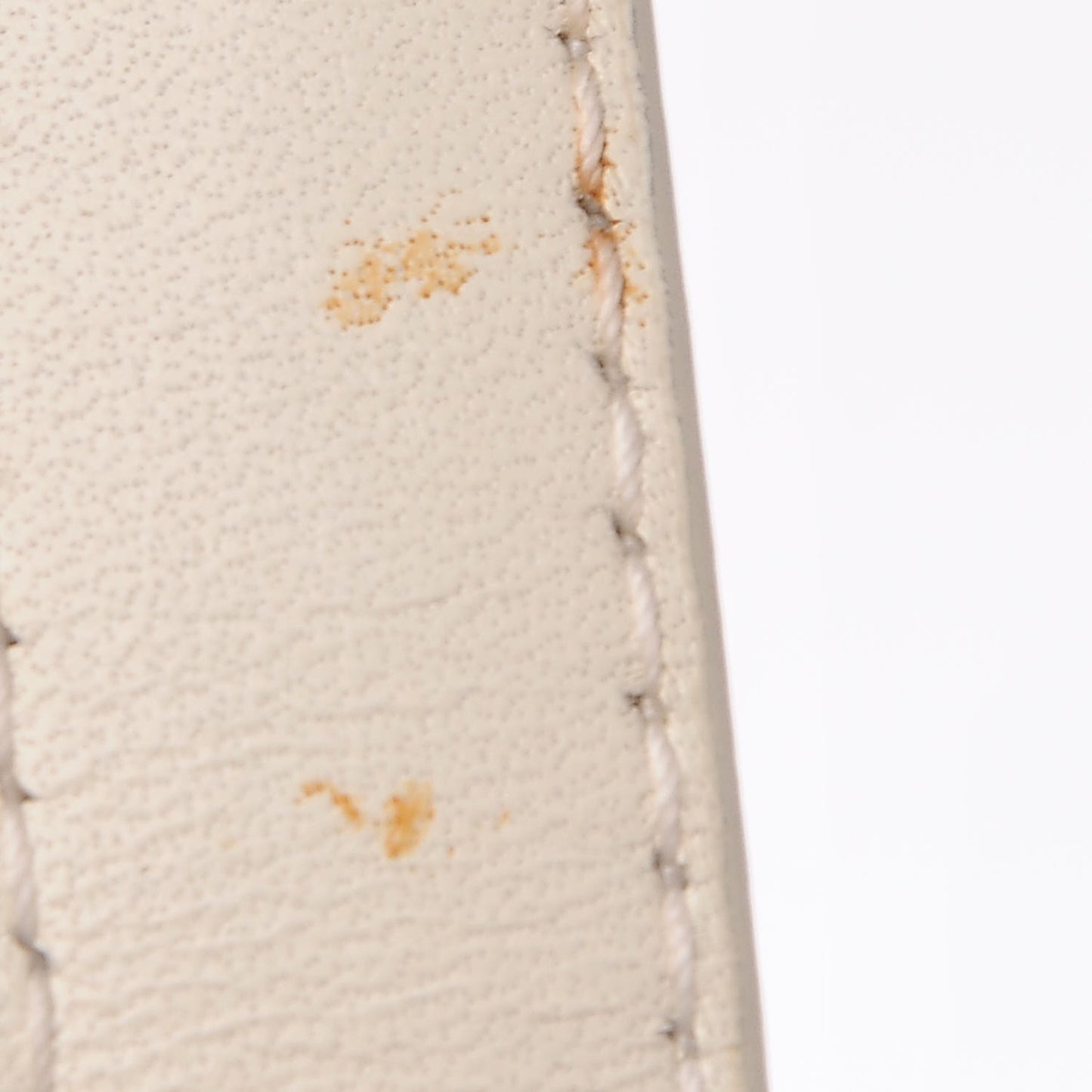 Coated Canvas Cannage Small Panarea Tote White