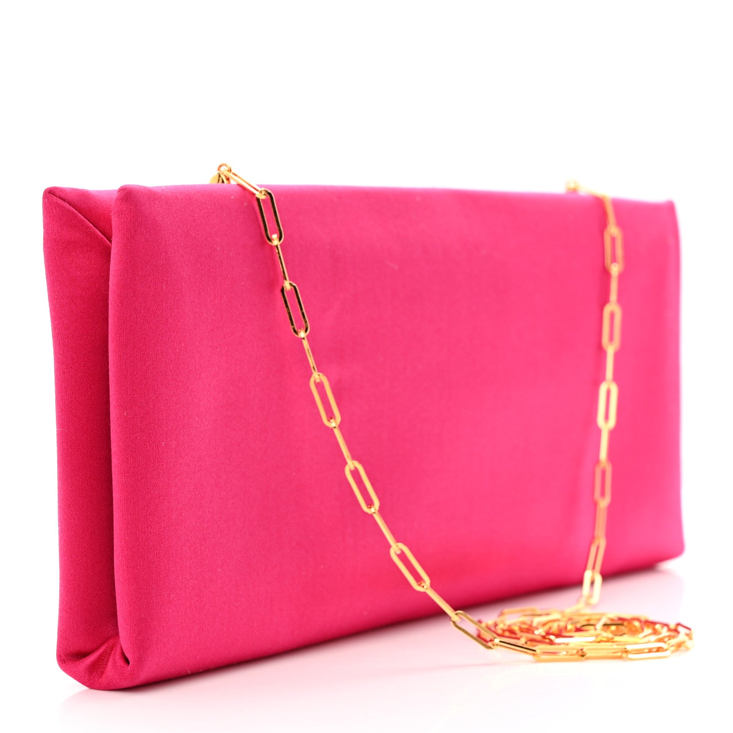 Tom Ford Silk Small Clutch With Handle Pink 3 of 10