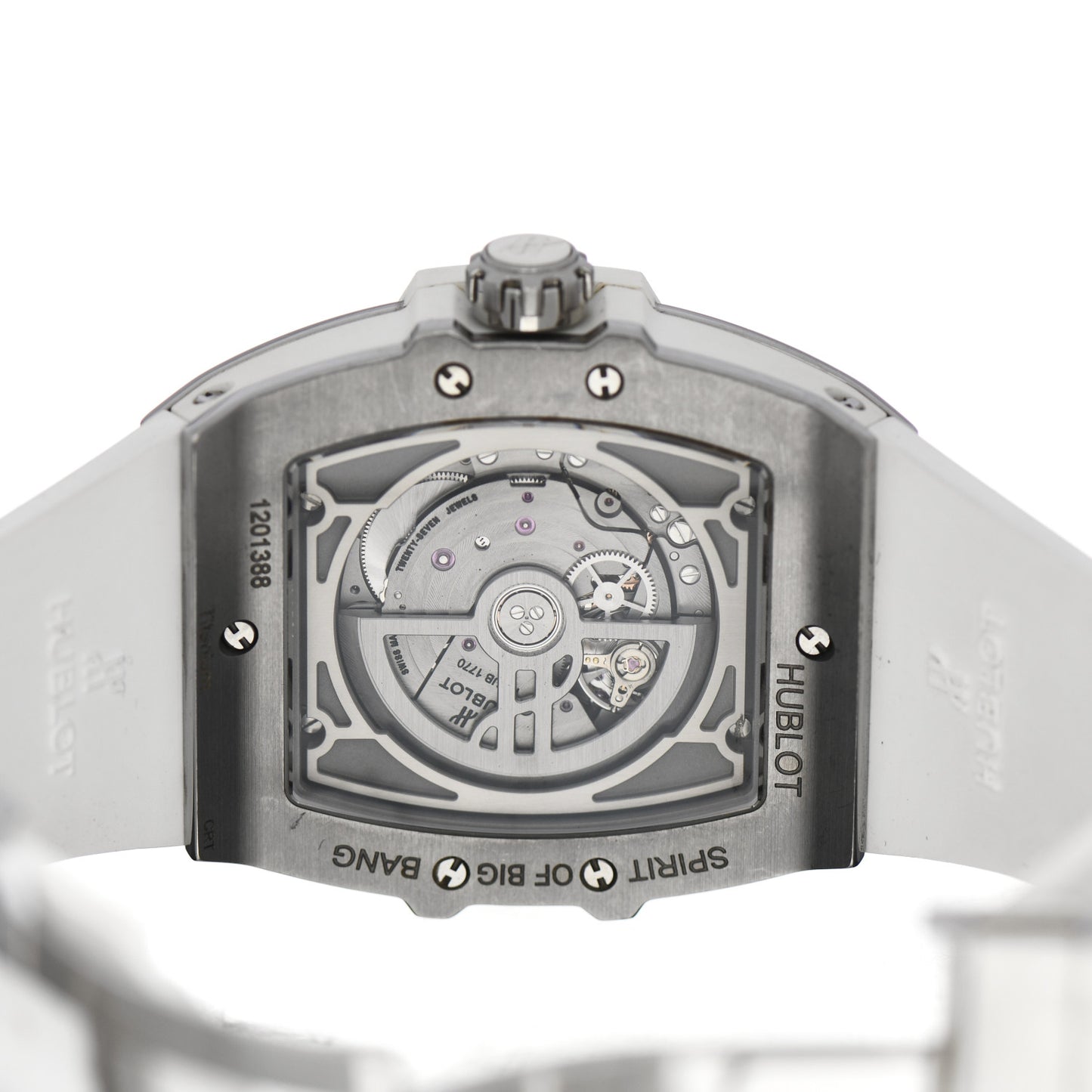 Titanium Rubber Diamond Bezel 42mm Spirit of Big Bang Automatic Watch 647.NE.2070.RW.1204