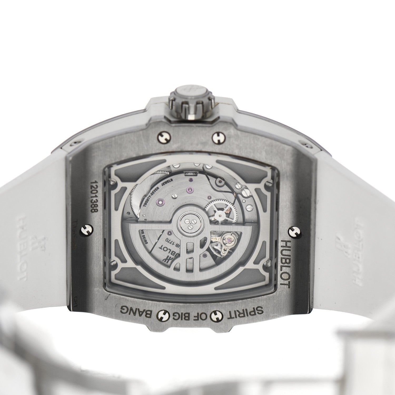 Hublot Titanium Rubber Diamond Bezel 42mm Spirit of Big Bang Automatic Watch 647.NE.2070.RW.1204 4 of 5