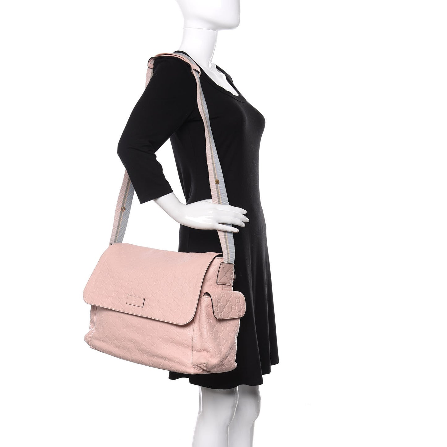 Guccissima Messenger Diaper Bag Pink