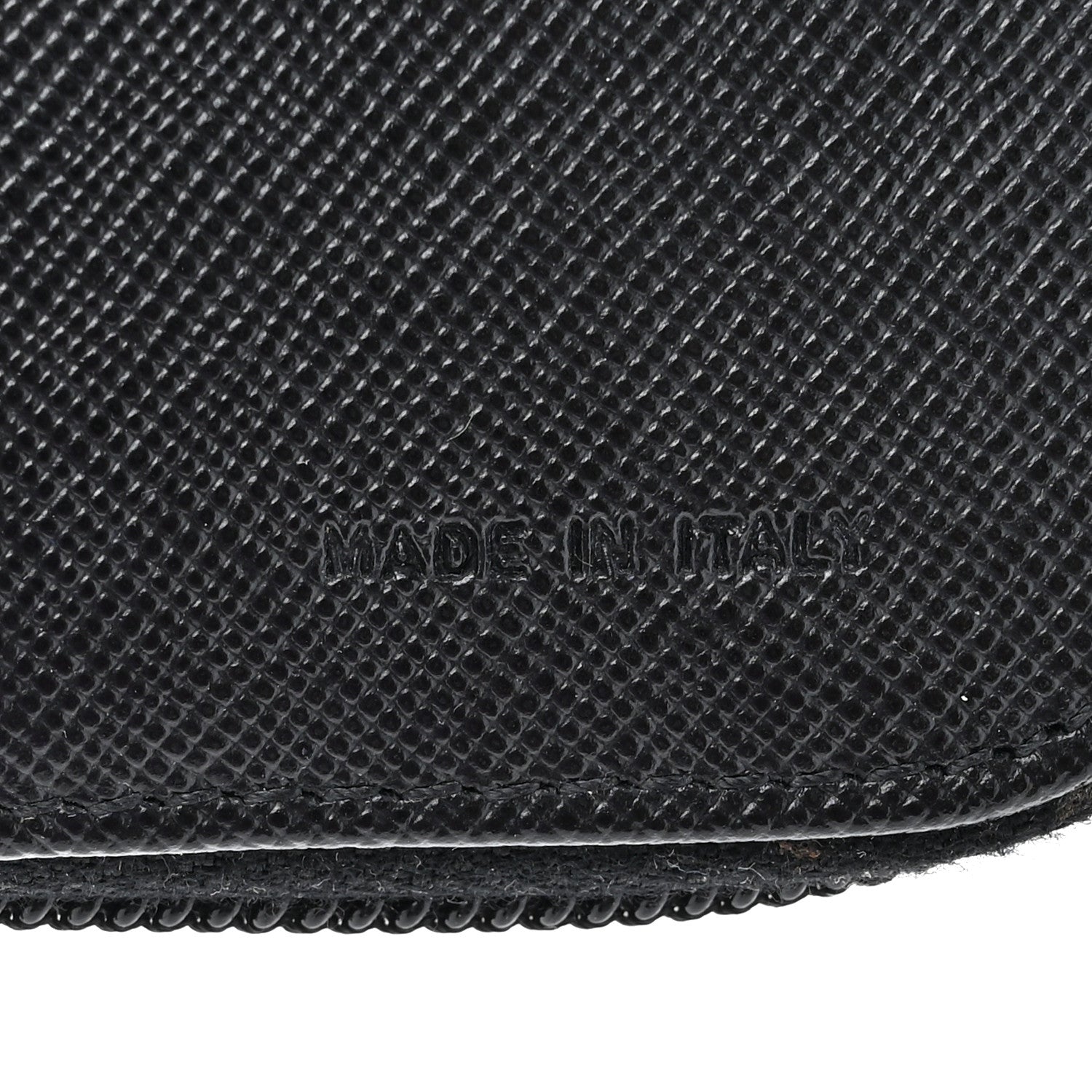 Prada Tessuto Nylon Compact Zip Around Wallet Black 8 of 8