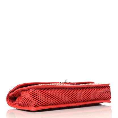 Chanel Perforated Calfskin Up In The Air Flap Red 4 of 11