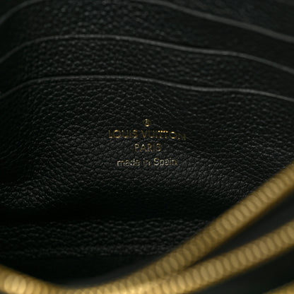 Louis Vuitton Empreinte Double Zip Pochette Black 7 of 9