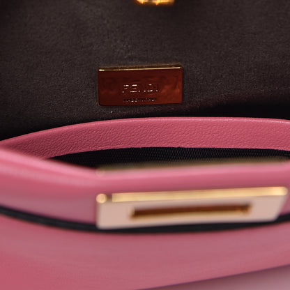 Fendi Shiny Nappa Micro Peekaboo Iconic Satchel Rosa Fluo 6 of 8