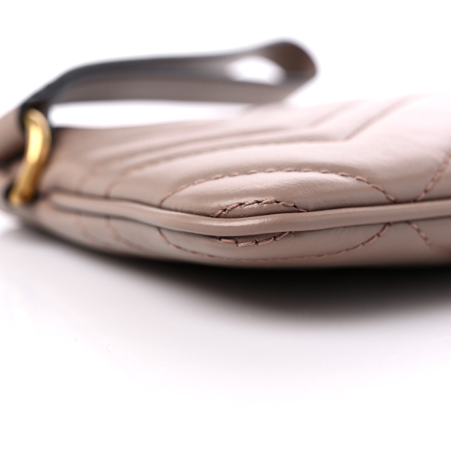 Calfskin Matelasse GG Marmont Wrist Wallet Porcelain Rose