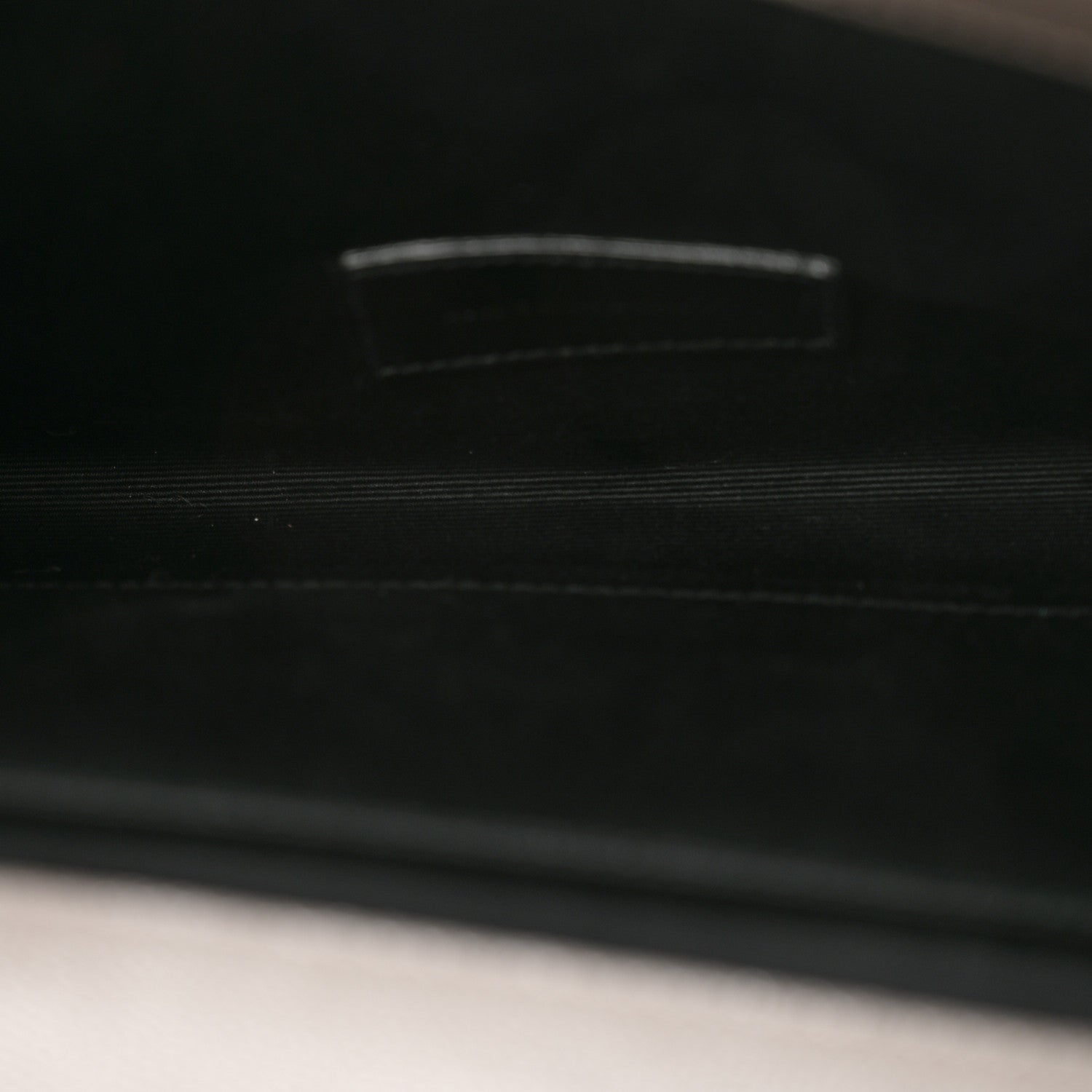 Saint Laurent Grain De Poudre Matelasse Chevron Monogram Envelope Clutch Earth 5 of 8
