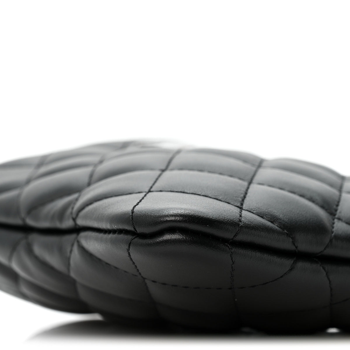 Chanel Lambskin Quilted Uniform Crossbody Bag Black 10 of 11