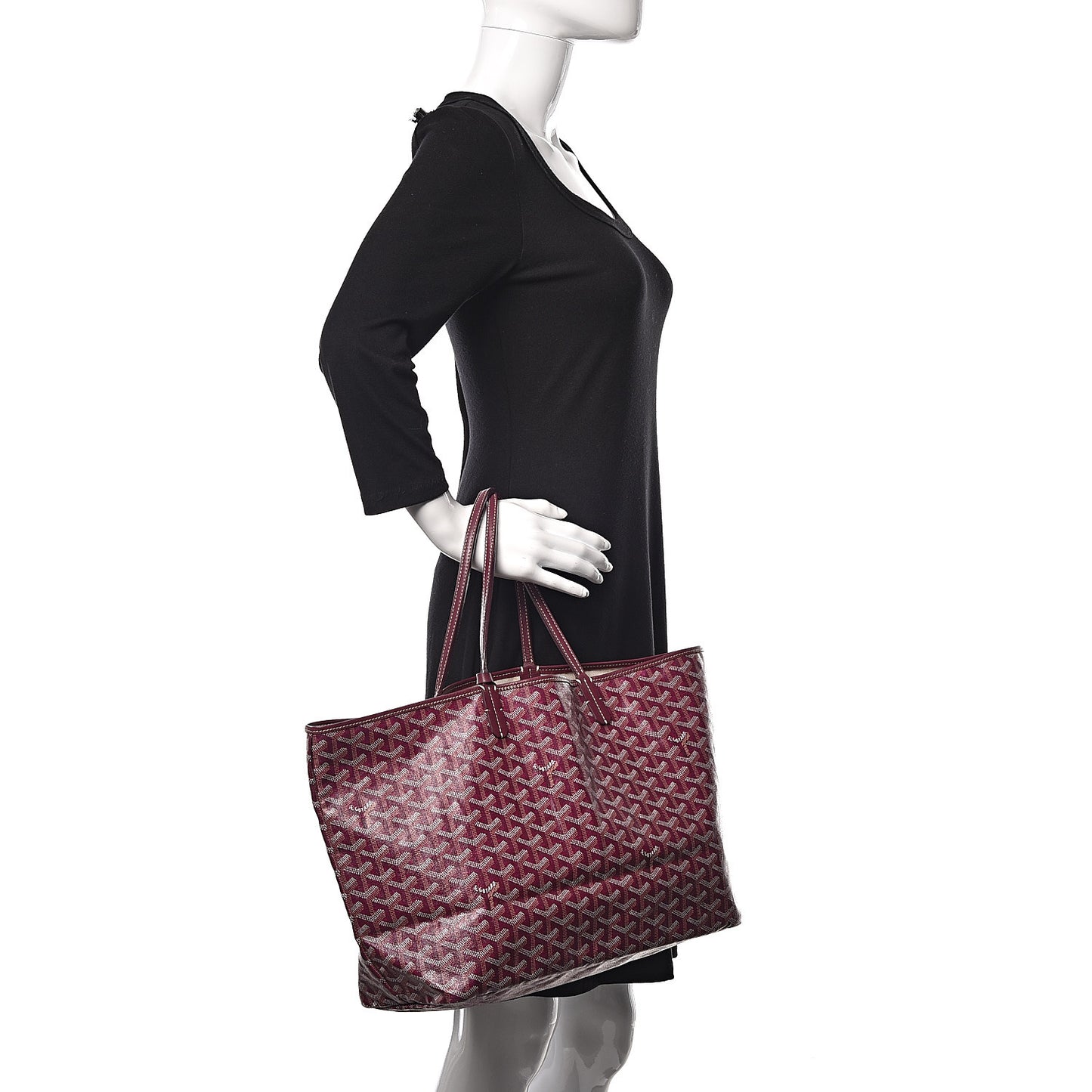 Goyardine Saint Louis PM Burgundy