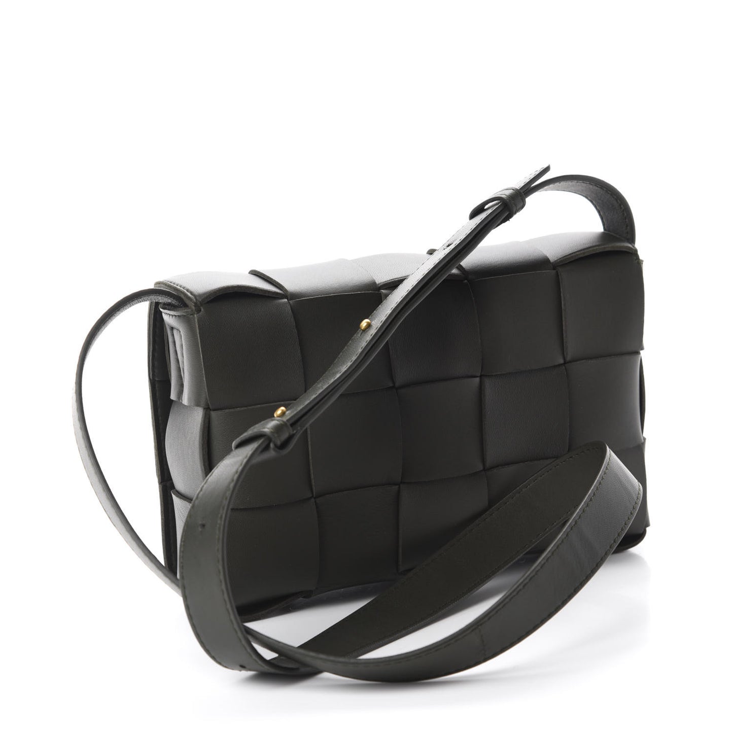 Lambskin Maxi Intrecciato Cassette Crossbody Bag Camping