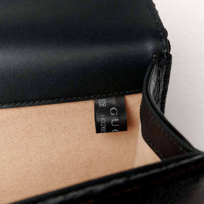 Gucci Velvet Skipper Crystal GG Monogram Small Dionysus Shoulder Bag Black Black Diamond 7 of 11