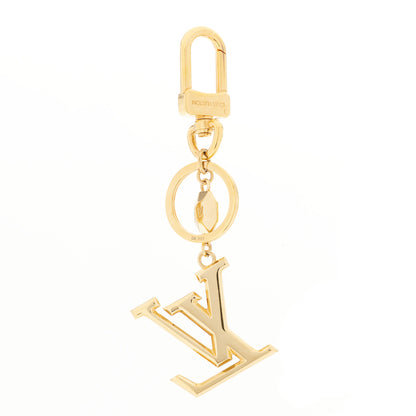 Louis Vuitton LV Facettes Bag Charm Key Holder Gold 4 of 4
