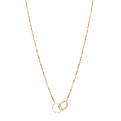 Cartier 18K Yellow Gold Interlocking LOVE Necklace 1 of 4