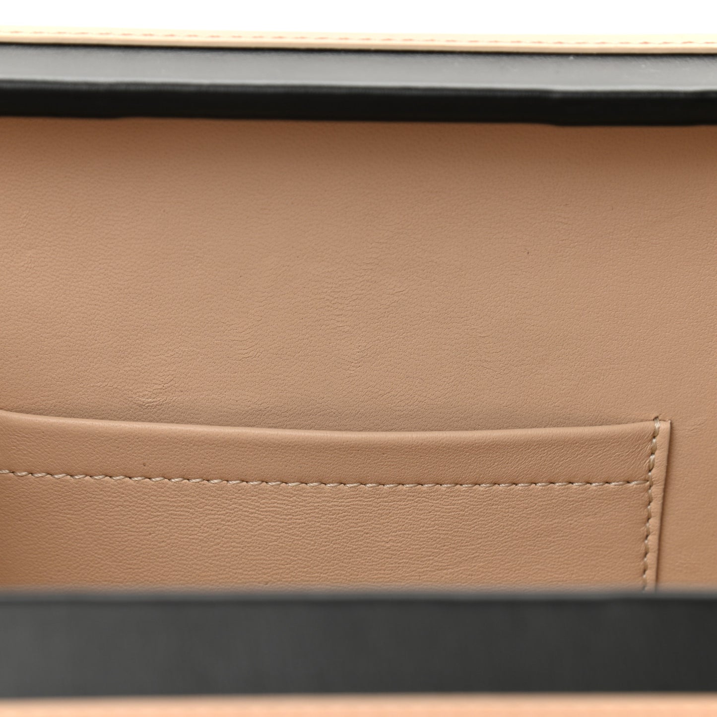 Grain De Poudre Monogram Cassandra Clasp Bag Beige