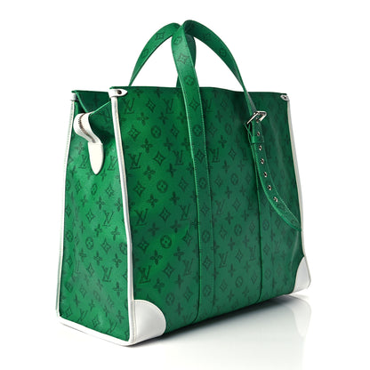 Louis Vuitton Vintage Monogram Everyday LV Cabas Zippe GM Green 2 of 8