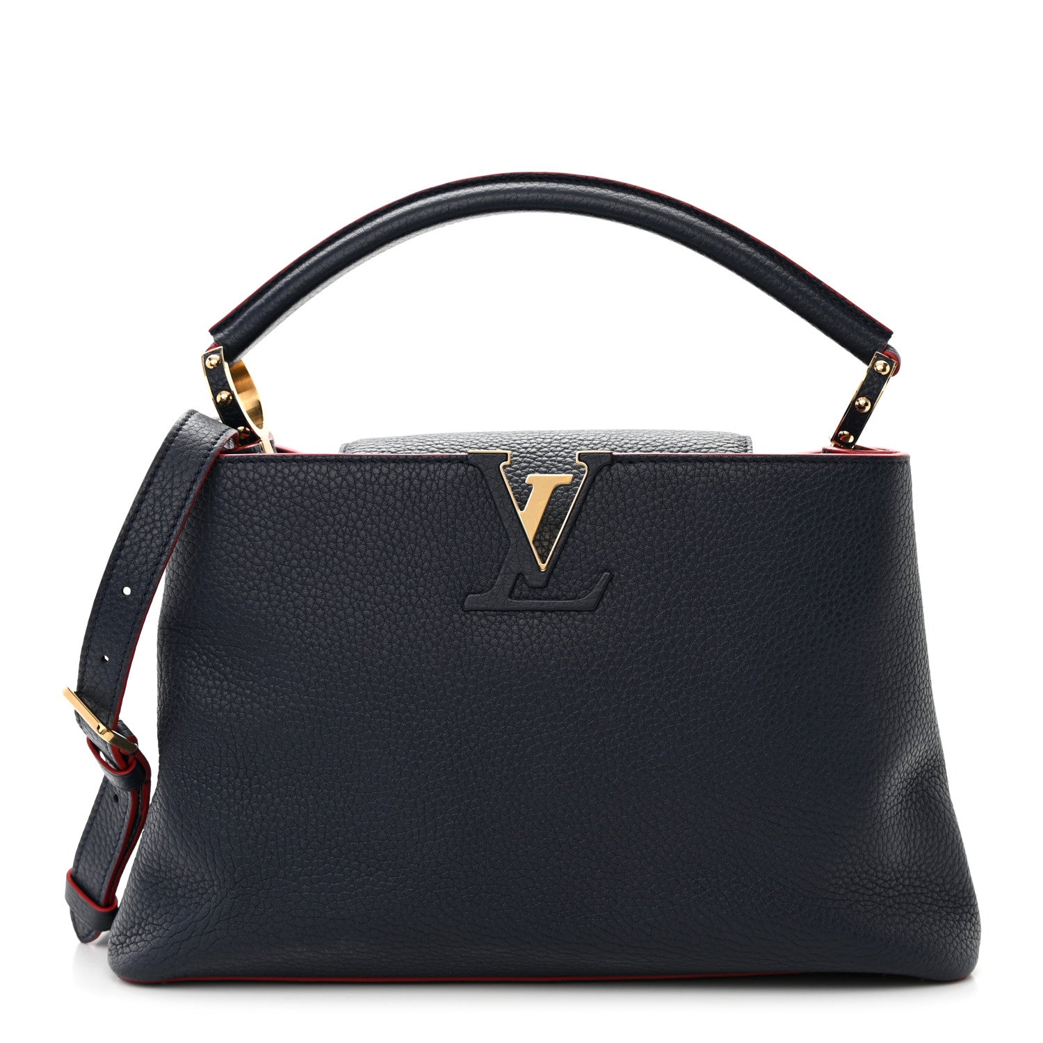 Louis Vuitton Taurillon Capucines PM Marine Rouge 1 of 12