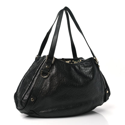 Gucci Guccissima Medium Abbey Shoulder Bag Black 3 of 11