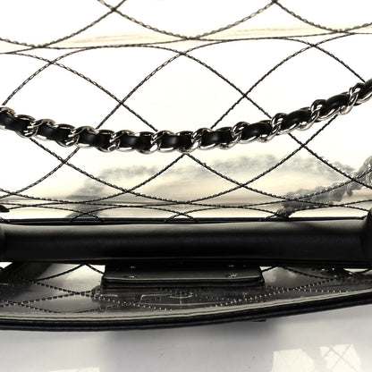 Chanel PVC Lambskin Quilted Mini Beauty Lock Flap Black 4 of 7