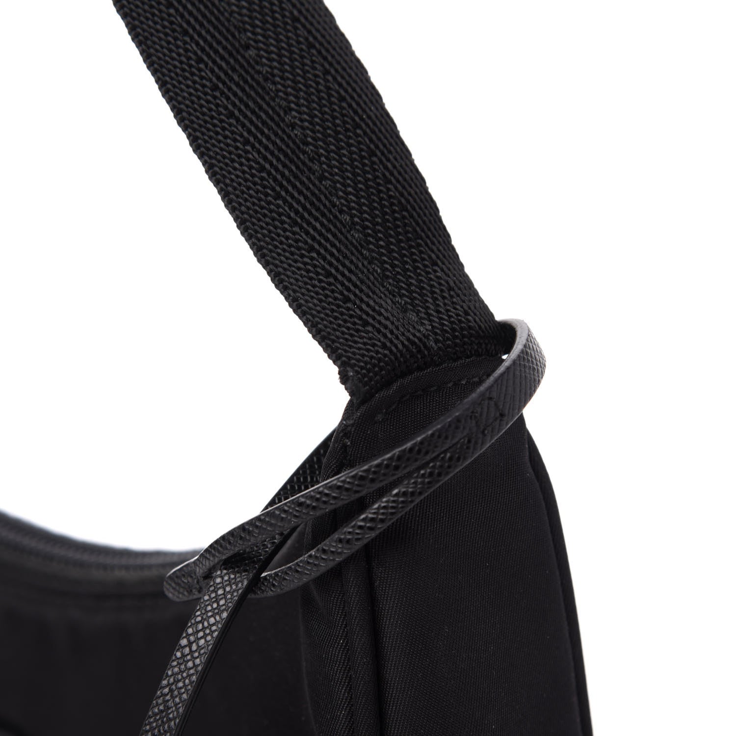 Prada Tessuto Nylon Mini Re-Edition 2000 Bag Black 10 of 11