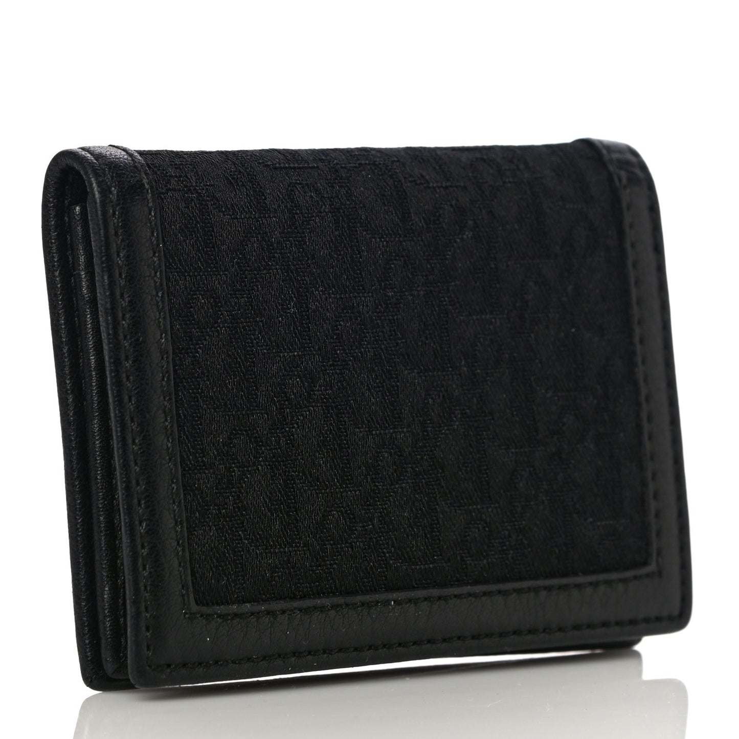 Monogram Card Holder Black