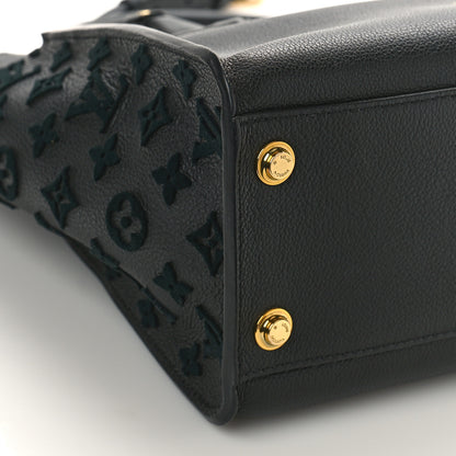 Louis Vuitton Calfskin Monogram Tufting On My Side Black 7 of 8