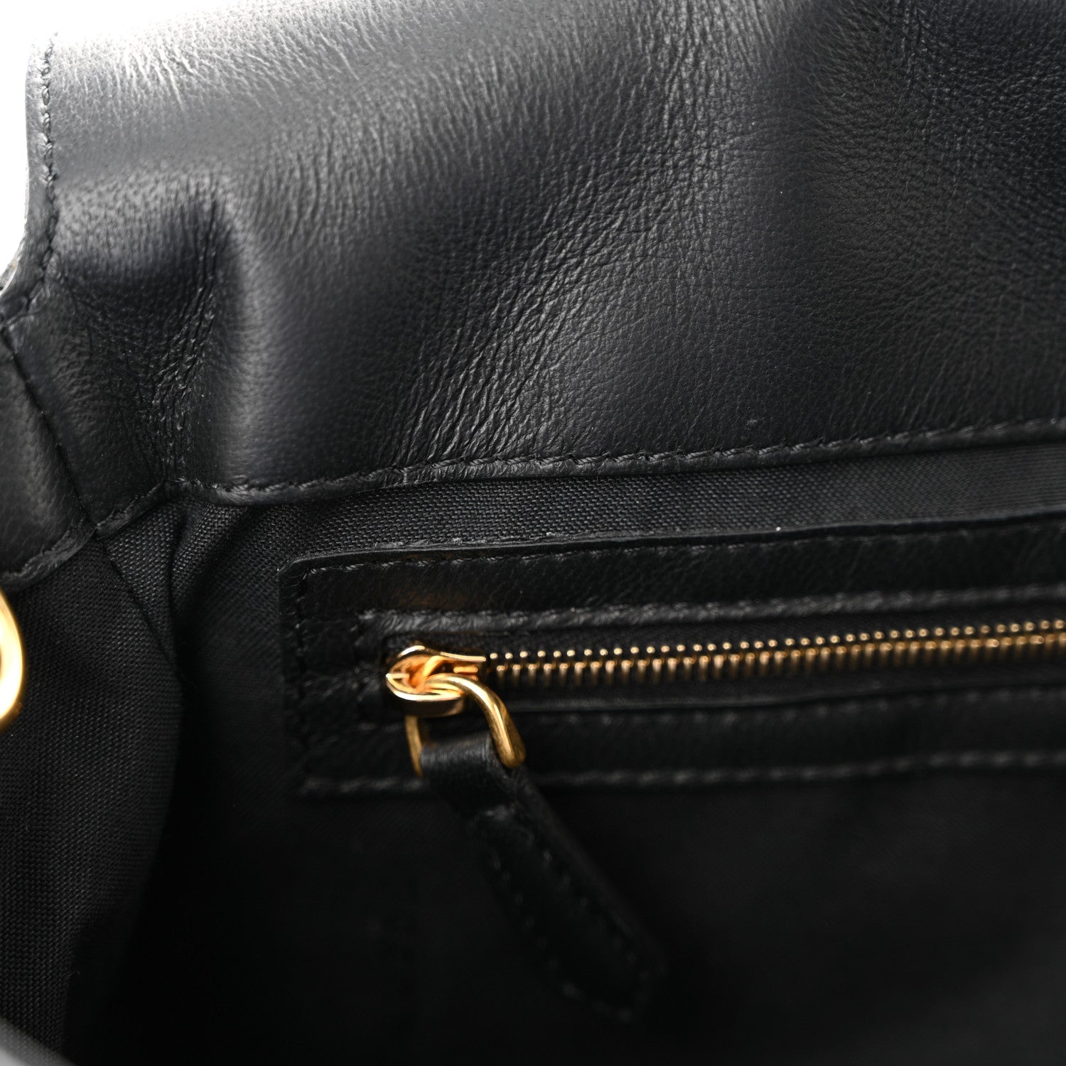Fendi Nappa FF 1974 Embossed Baguette Black 10 of 12