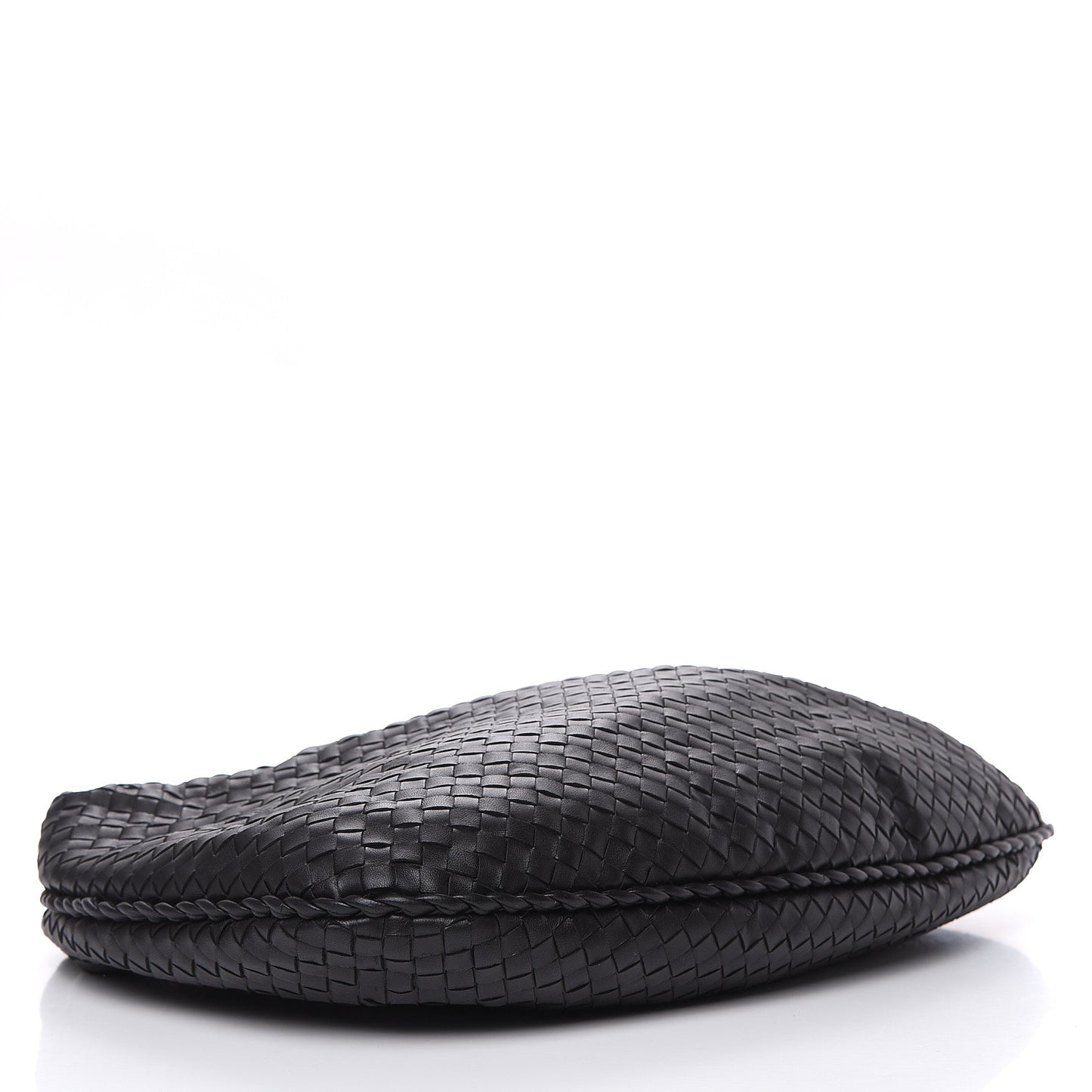 Nappa Intrecciato Large Veneta Hobo Black