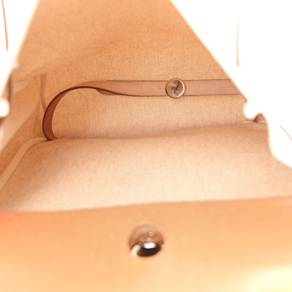 Hermes Toile Vache Calfskin Herbag 30 PM Backpack Natural 5 of 10
