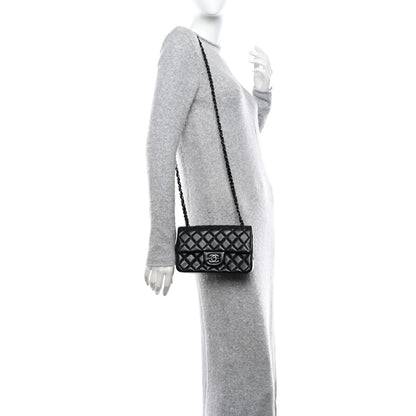 Chanel Lambskin Quilted Mini Rectangular Flap So Black 2 of 12