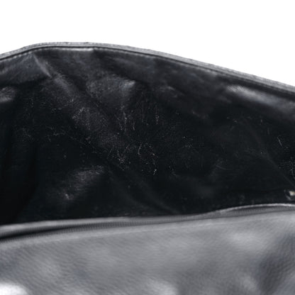 Chanel Caviar Quilted Jumbo Single Flap Black 13 of 23