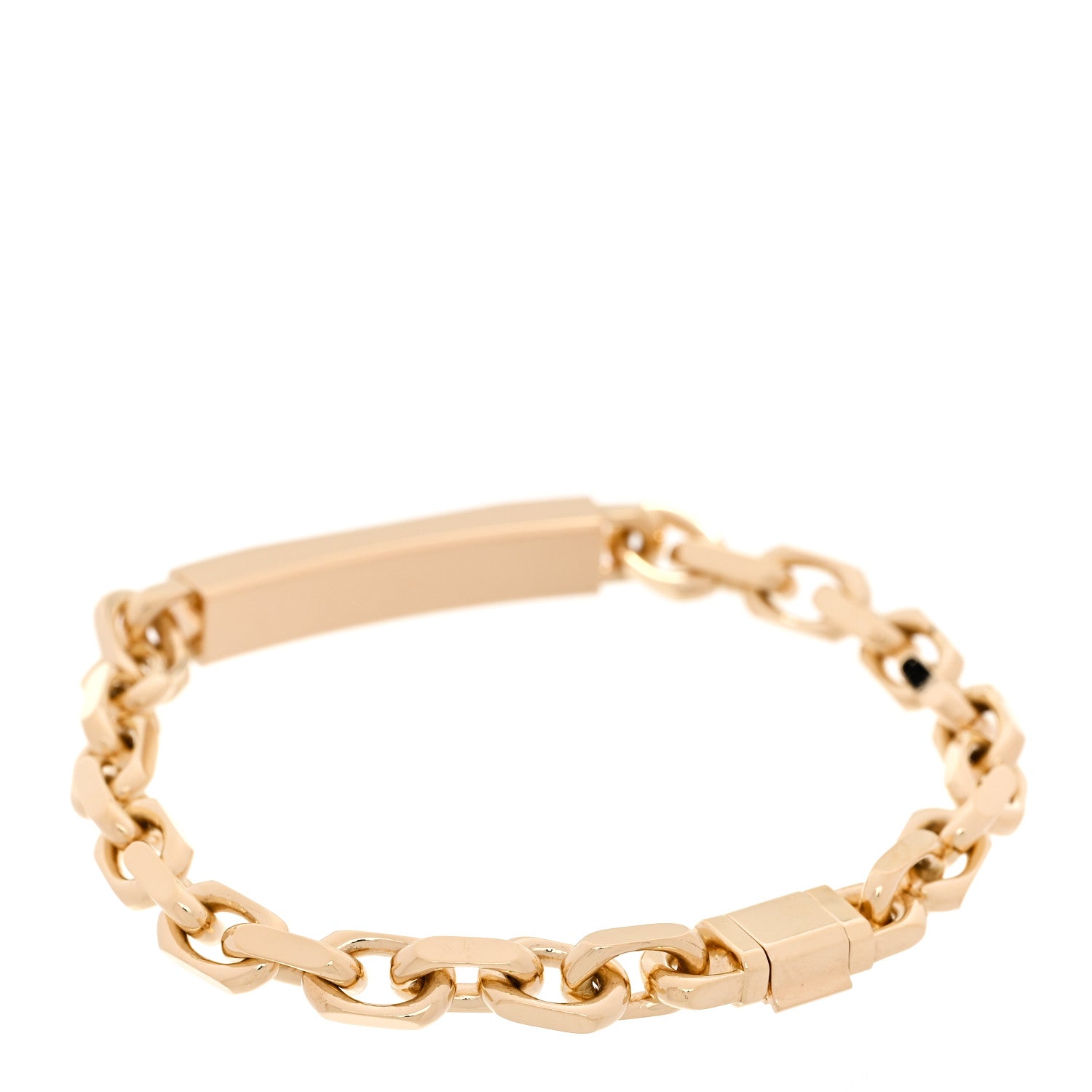 Tiffany 18K Yellow Gold 1837 Makers ID Chain Bracelet 2 of 5