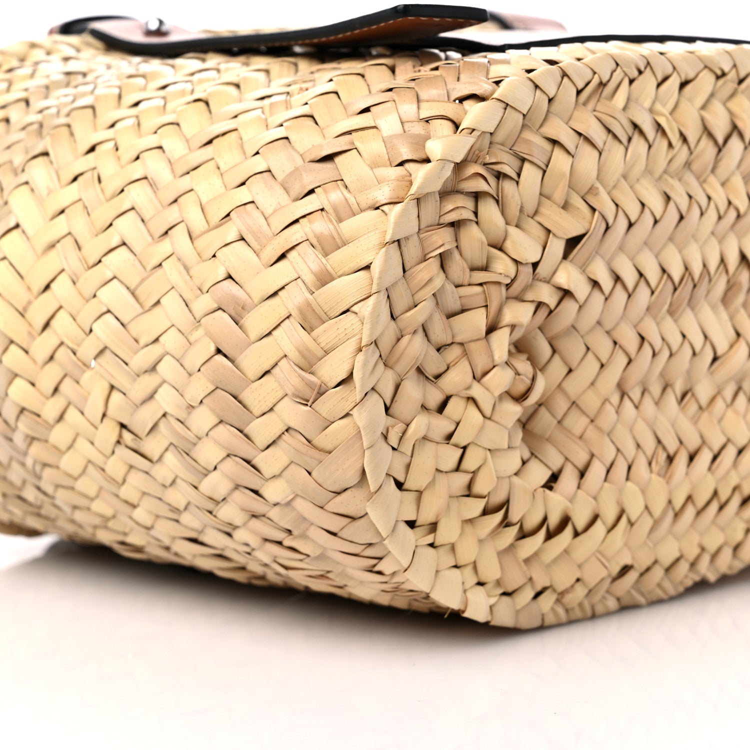 Loewe Raffia Small Basket Tote Bag Natural Tan 7 of 10