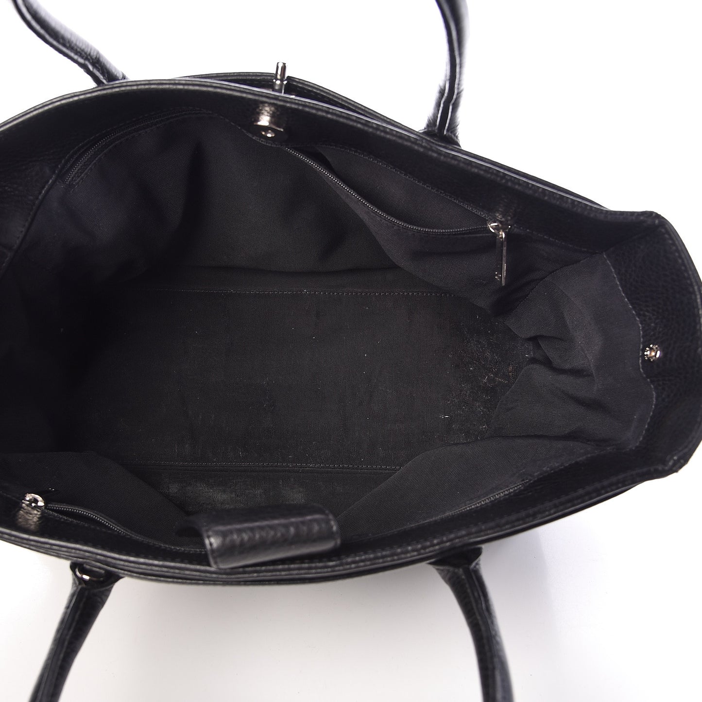 Deerskin Cerf Executive Shopper Tote Black