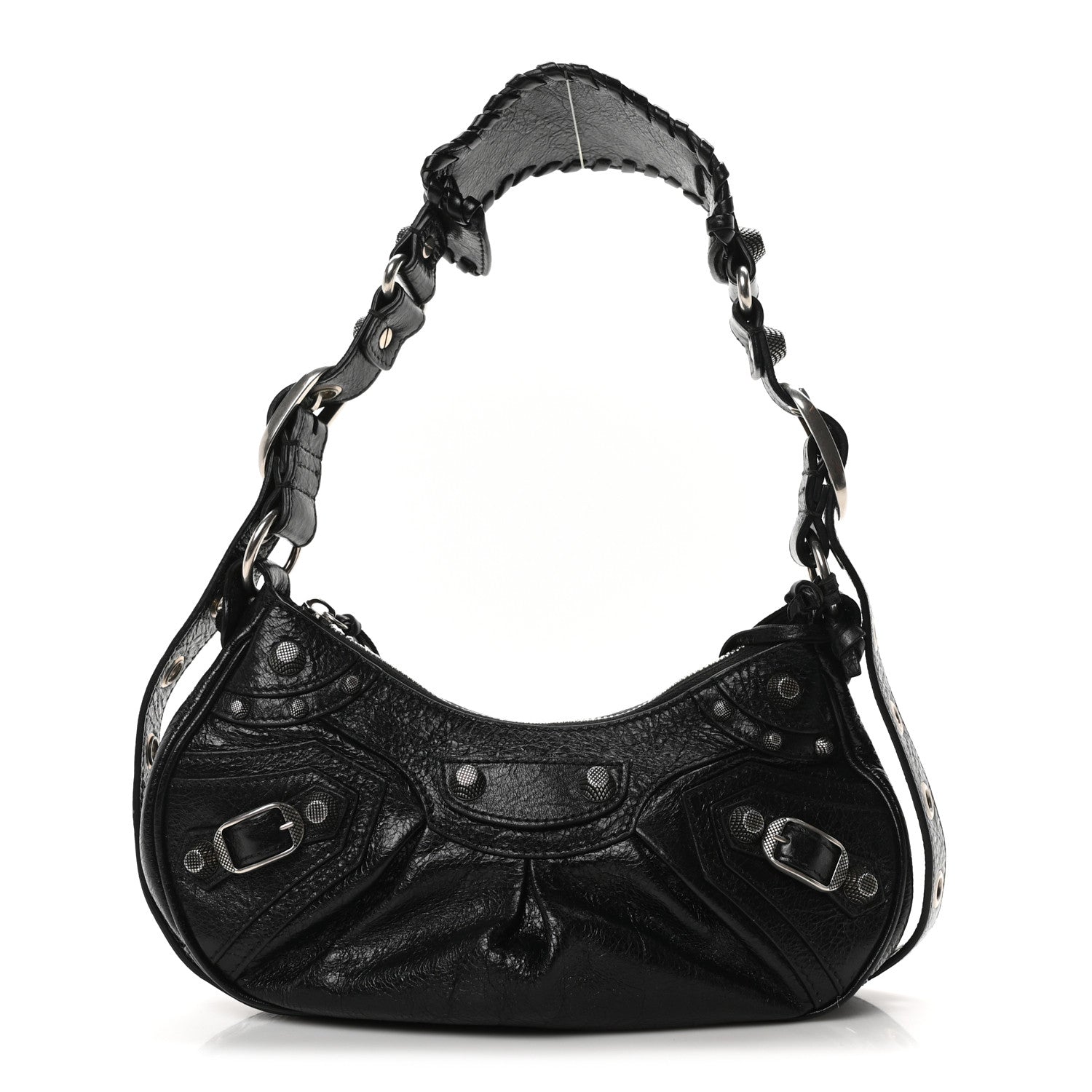 Balenciaga Agneau Arena Le Cagole Shoulder Bag XS Black 1 of 11