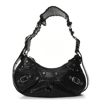 Balenciaga Agneau Arena Le Cagole Shoulder Bag XS Black 1 of 11