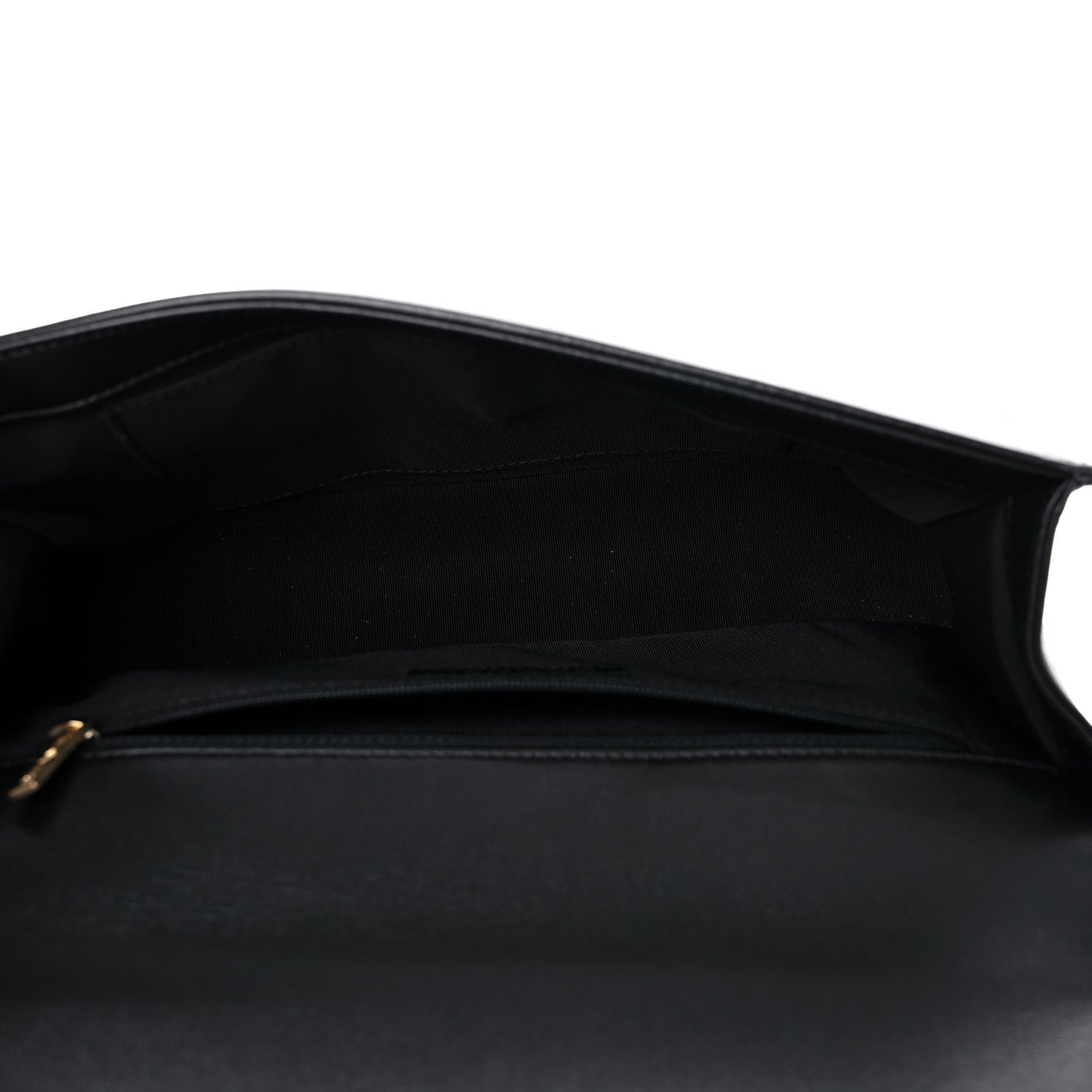 Calfskin Quilted New Medium Boy Flap Black