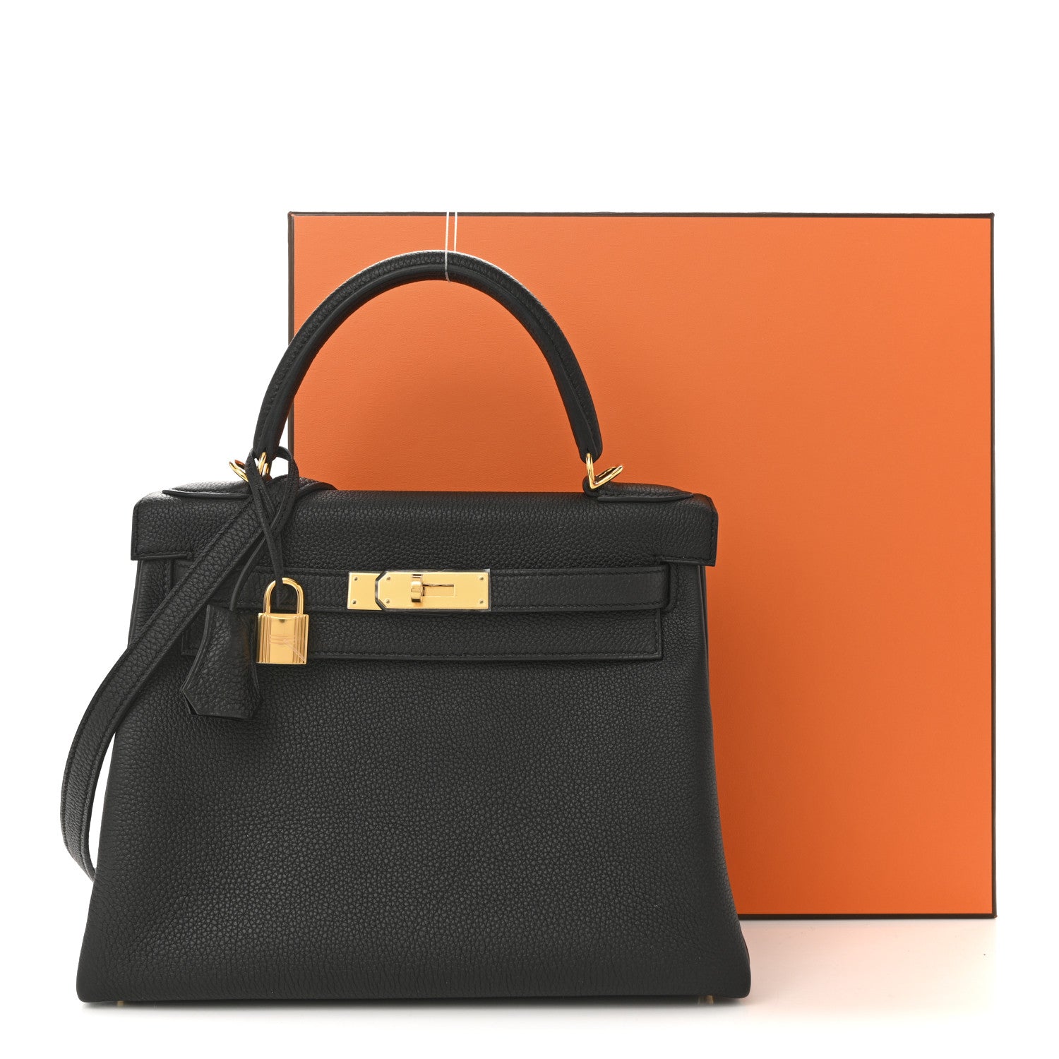 Hermes Togo Kelly Retourne 28 Black 12 of 12