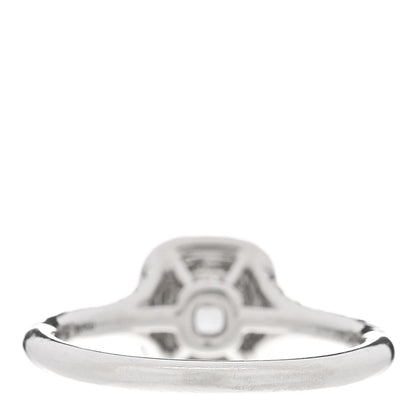 Tiffany Platinum Diamond .21ct Soleste Cushion Cut Double Halo Engagement Ring 49 5 3 of 6