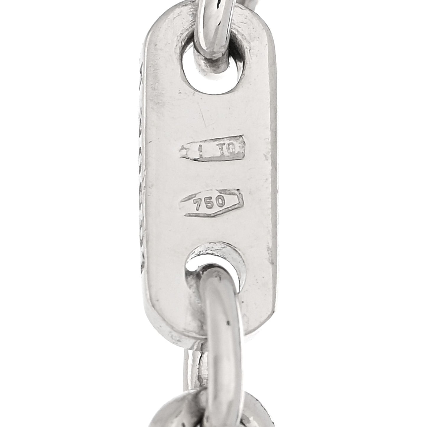 18K White Gold 3.5mm Fidelity Link Bracelet