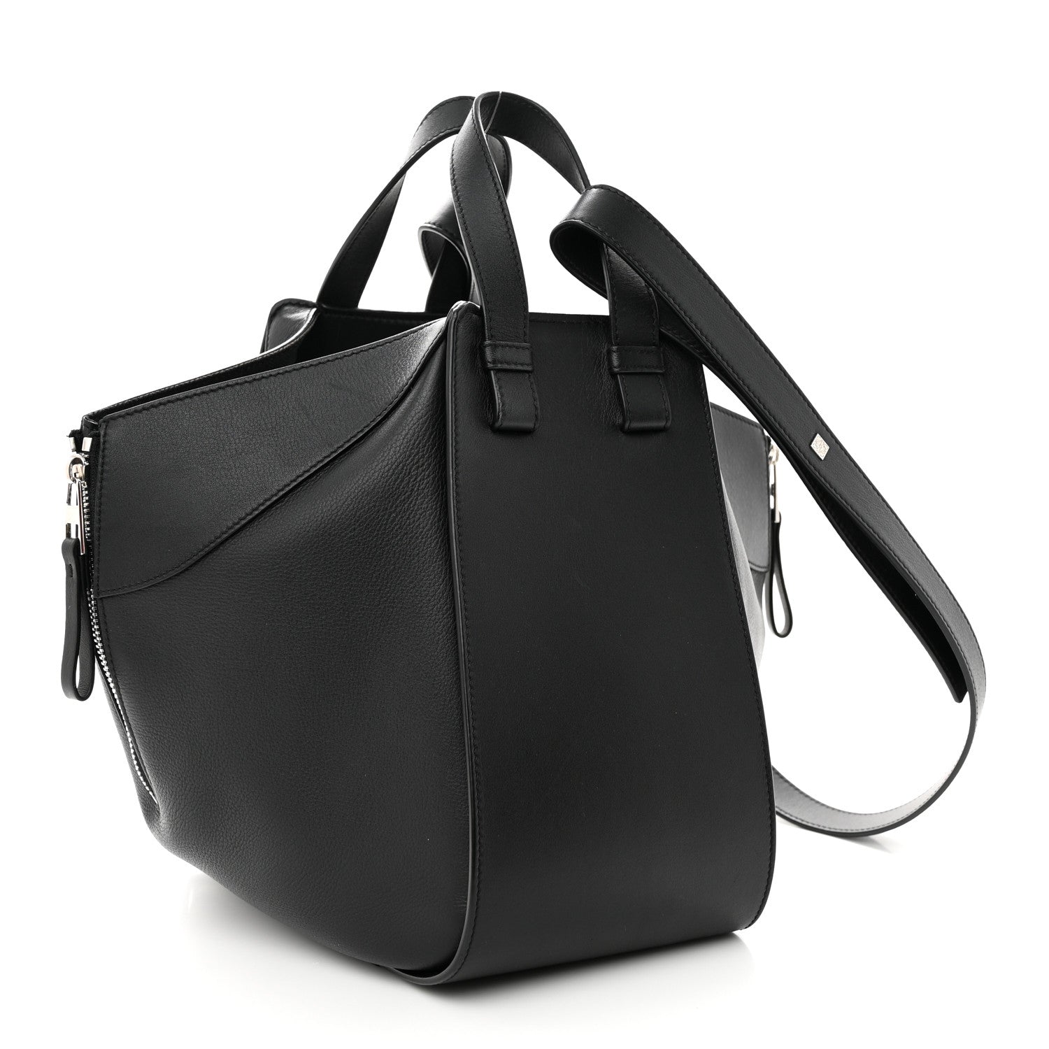 Loewe Calfskin Small Hammock Shoulder Bag Black 3 of 12