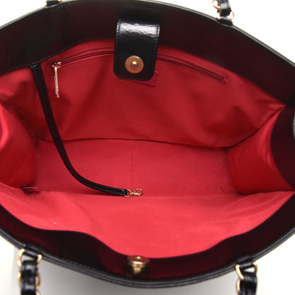 Chanel Shiny Aged Calfskin Shopping Bag Black 5 of 10